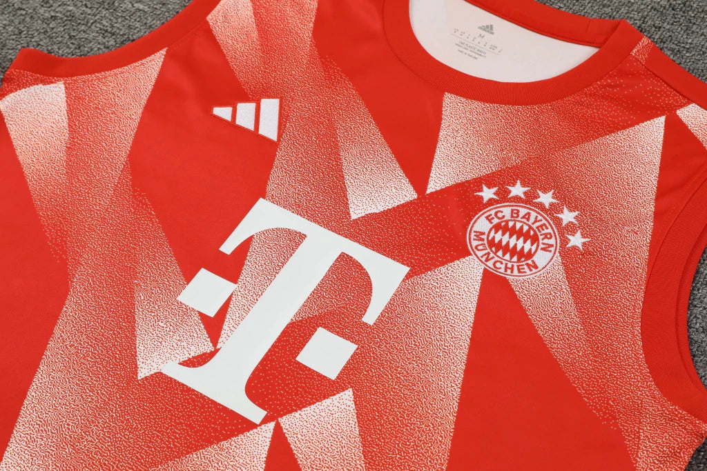 Conjunto Regata FC Bayern 23/24 Adidas - Vermelho