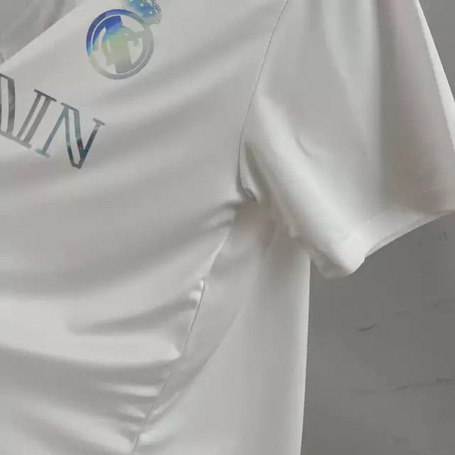 Camisa Real Madrid x Balmain Refletiva Torcedor Adidas 2023/24 - Branco