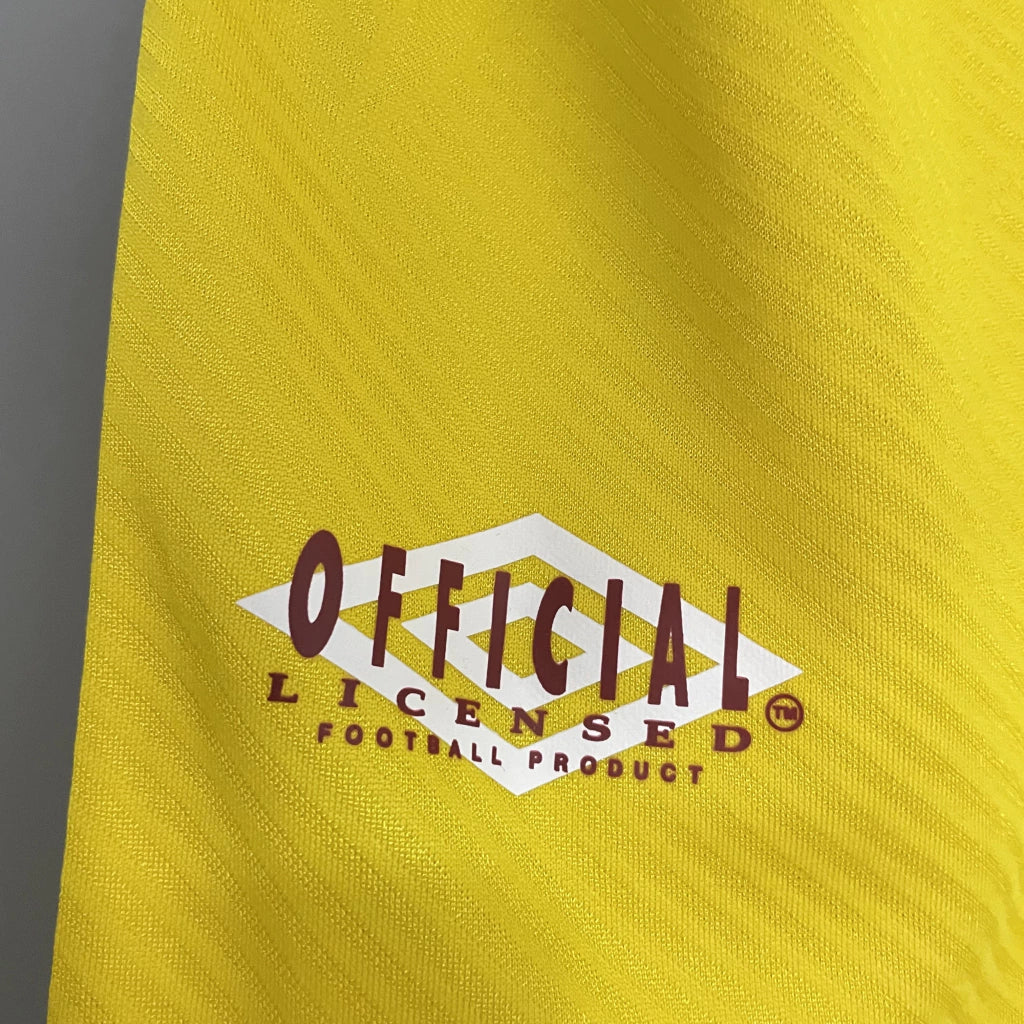 Camisa Retrô Parma I Champion 1993/95 Masculino Amarelo e Azul