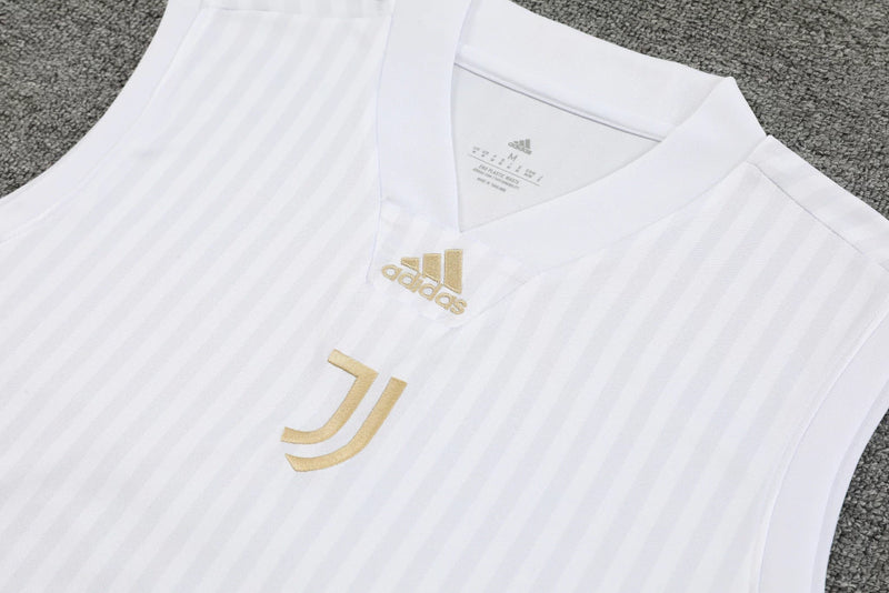 Conjunto Regata Juventus 23/24 Adidas - Branco