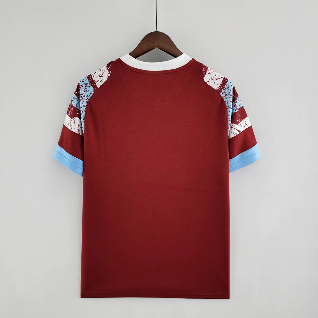 Camisa West Ham I Home Umbro 2023/24 Torcedor Masculino Vinho