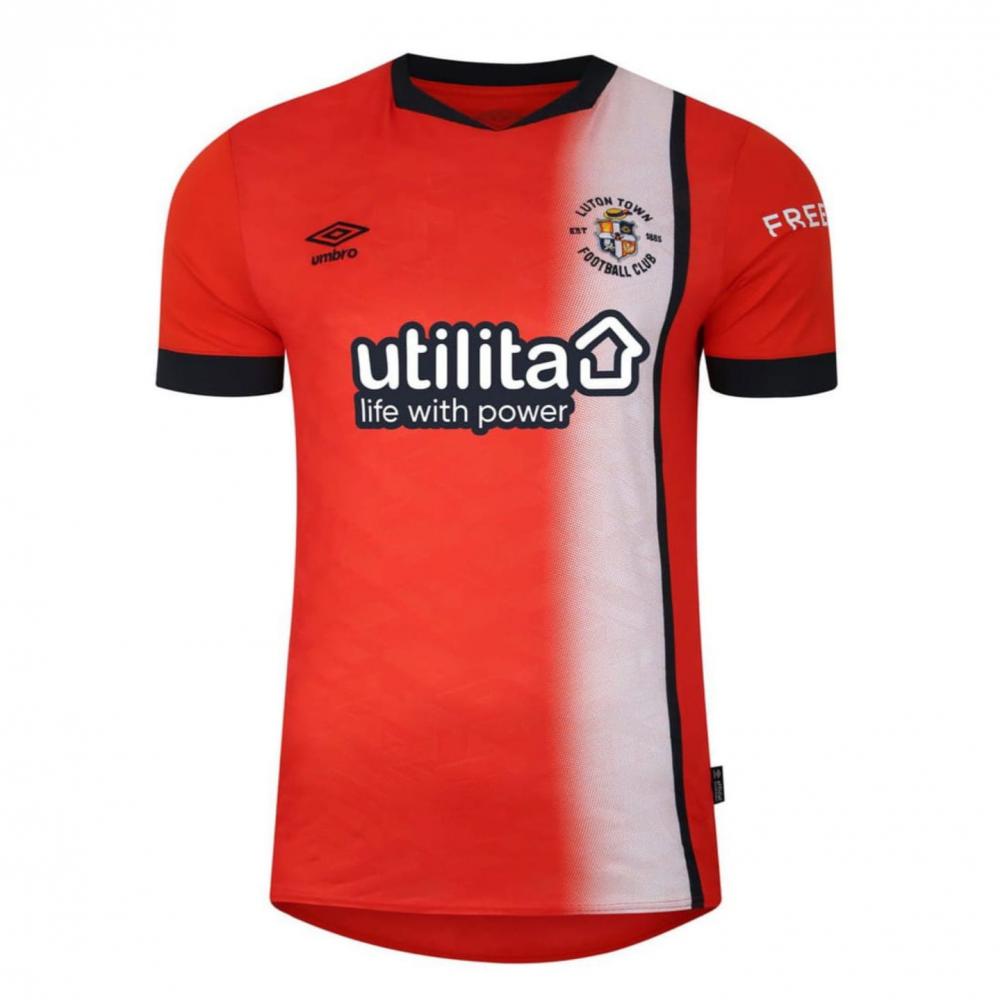 Camisa Luton Town Home 23/24 Umbro Masculino Torcedor