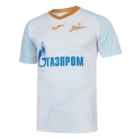 Camisa Zenit Saint Petersburg Away 23/24 - Masculino Torcedor Dourado e Branco