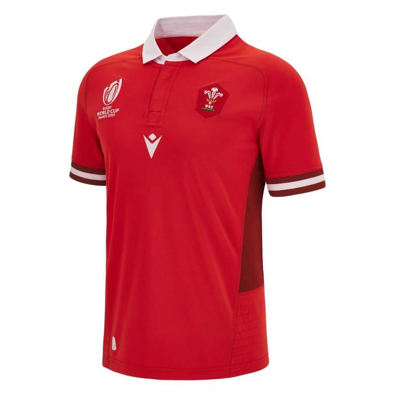 Camisa País De Gales Home 2023 - Rubgy- vermelha
