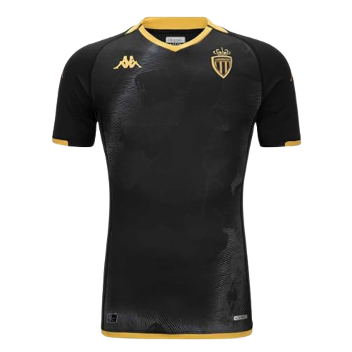 Camisa Monaco II Away 2023/24 Kappa Masculino Torcedor Preto