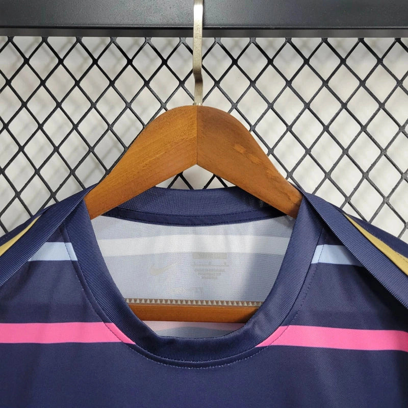 Camisa Seleção França Treino Nike Torcedor 2024/25 Masculino Azul