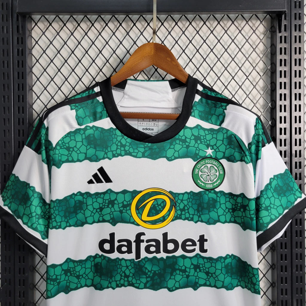 Camisa Celtic FC II Adidas Torcedor 23/24 Masculino Verde e Branco