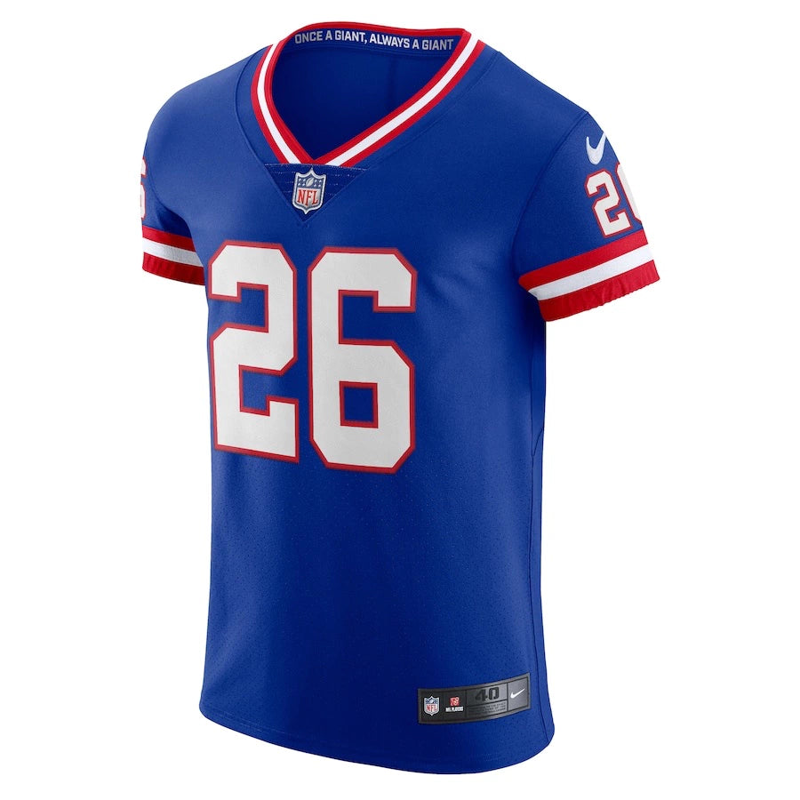 Camisa New York Giants Saquon Barkley Classic Vapor Elite Player Jersey