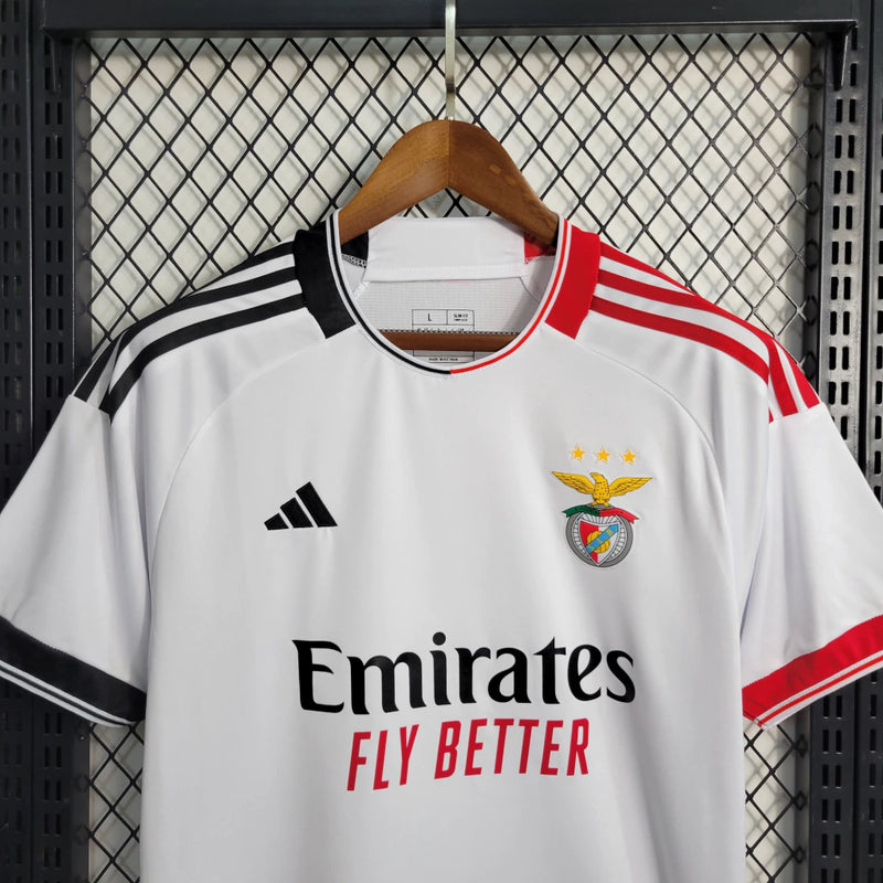 Camisa Benfica Away 2023/24 Adidas Masculino Branco