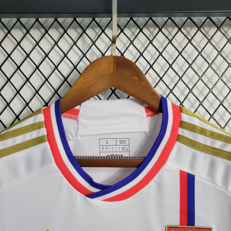 Camisa Lyon I 23/24 - Torcedor Adidas Masculina - Branco
