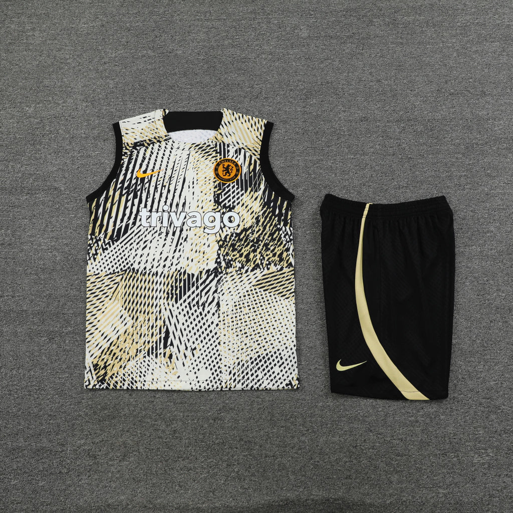 Conjunto Regata Chelsea 23/24 Nike - Bege