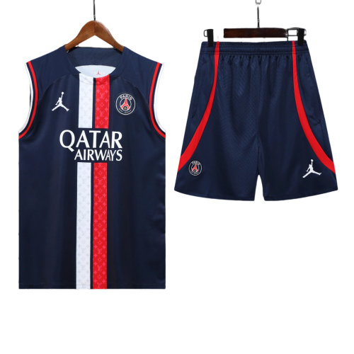 Conjunto Regata PSG 22/23 Jordan - Azul+Vermelho