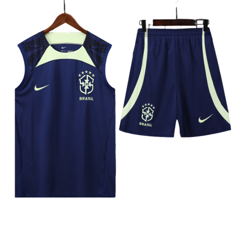 Conjunto Regata Brasil 22/23 Nike - Azul