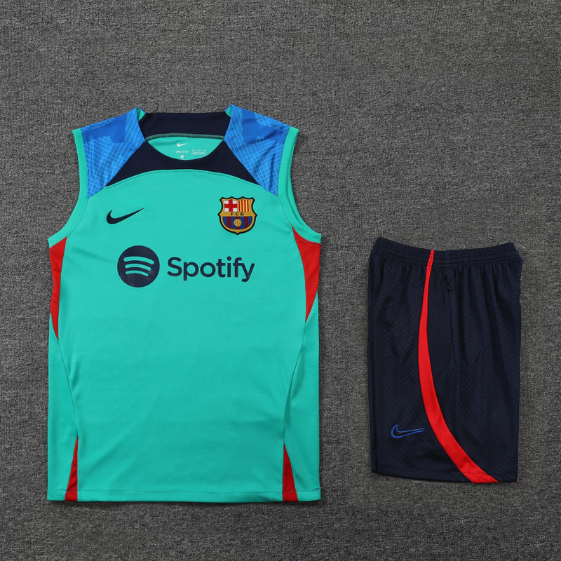 Conjunto Regata Barcelona 22/23 Nike - Verde