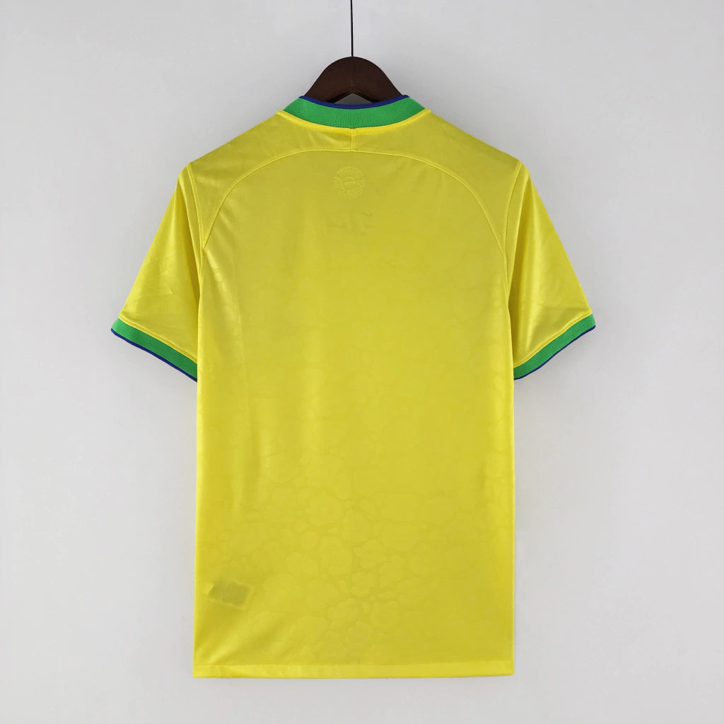 Camisa Seleção Brasileira I Home Nike Torcedor 2022/23 Masculino Amarelo