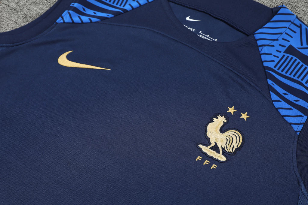 Conjunto Regata França 22/23 Nike - Azul