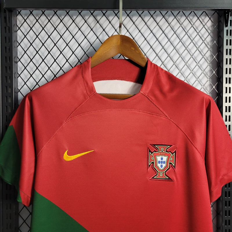 Camisa Portugal I Nike Torcedor 2022/23 Masculino Vermelho