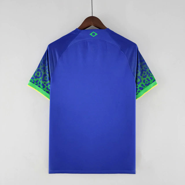 Camisa Brasil Away Nike Torcedor 2022/23 Masculino Azul