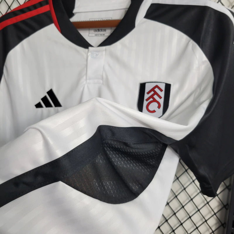 Camisa Fulham Home Castore 23/24 Torcedor Adidas Masculina - Branco