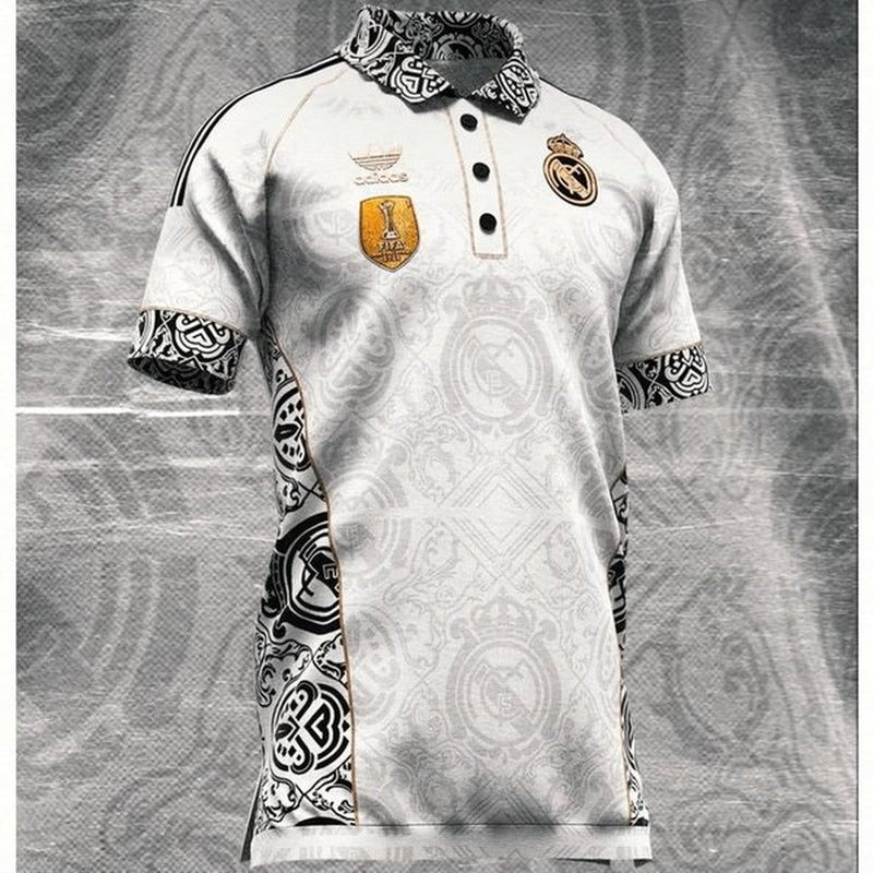 Camisa Ed. Especial Real Madrid 23/24 Adidas - Masculino - Branco E Preto