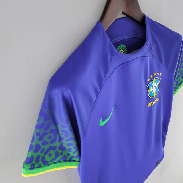 Camisa Nike Brasil Away Nike Torcedor 2022/23 Feminina Azul