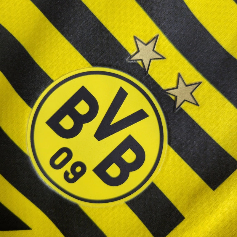 Camisa Borussia Dortmund Pré-Jogo Puma 22/23 Torcedor Masculino Amarelo
