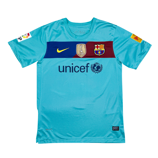 Camisa Retrô Barcelona Away 2010/11 Nike Masculino - Azul