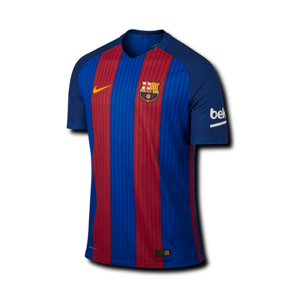 Camisa Retrô Barcelona I Home Nike 2016/17 Masculino Azul Grená