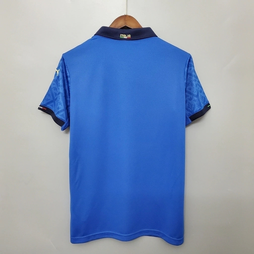 Camisa Retrô Italia I Home Puma Torcedor 2020/21 Masculino Azul