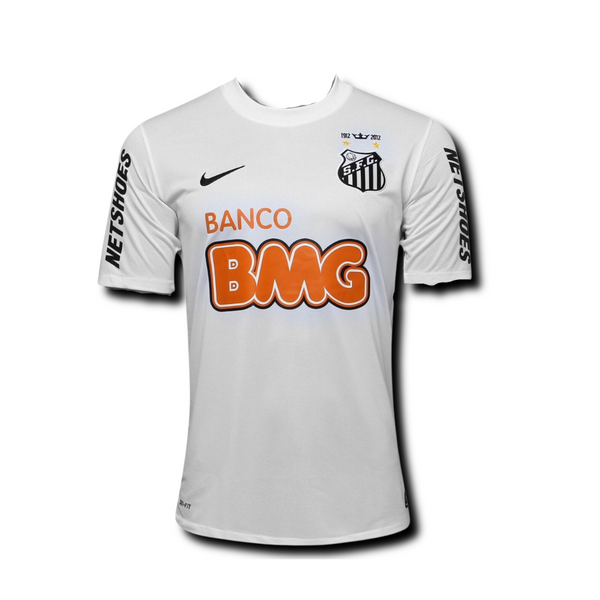 Camisa Retrô Santos I Home 2012/13 Neymar Nike Masculino Branco