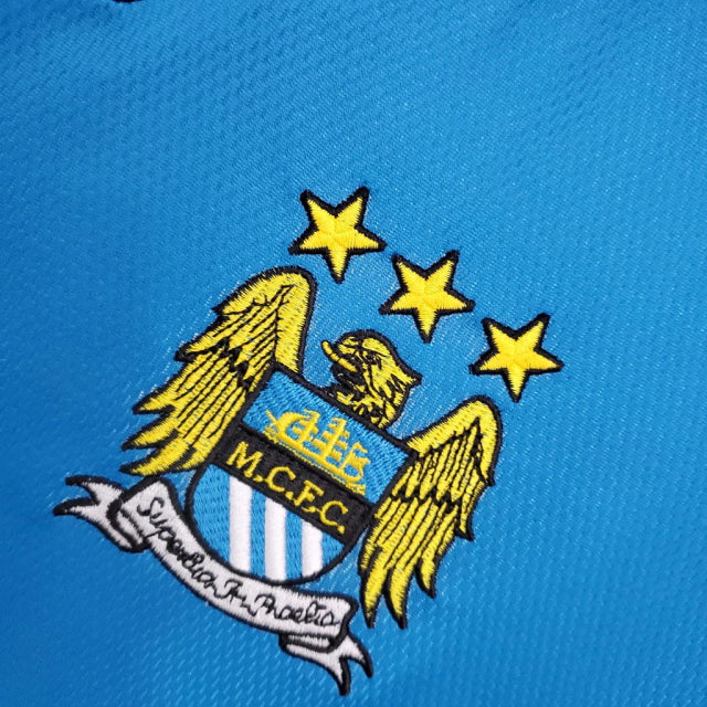 Camisa Retrô Manchester City Kappa 1997/98 Masculino Azul