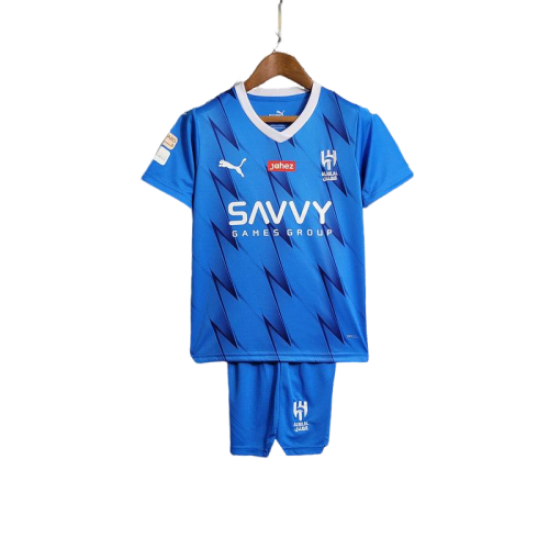 Kit Infantil Al Hilal Home 23/24 - Puma Azul