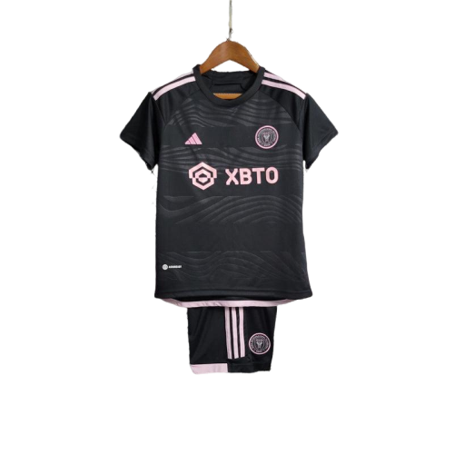 Kit Infantil Inter de Miami Away 23/24 - Adidas - Preto