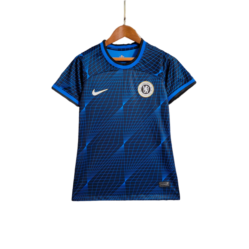 Camisa Chelsea II Away 2023/24 Feminina - Azul Nike