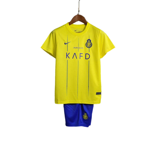 Kit Infantil Al Nassr Home 23/24 - Nike - Amarelo