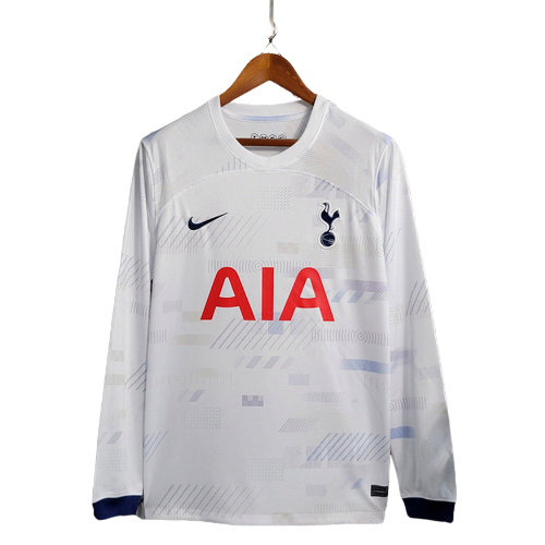 Camisa Tottenham Home 2023/24 Manga Longa - Branca Nike