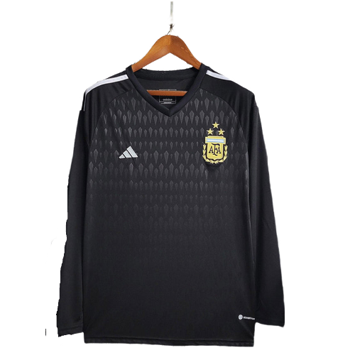 Camisa  Argentina Adidas 2023/24 All Black (Manga longa) Preto