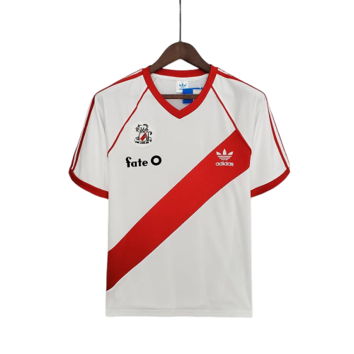 Camisa River Plate Home 1986/87 Adidas Retrô Masculina - Branco