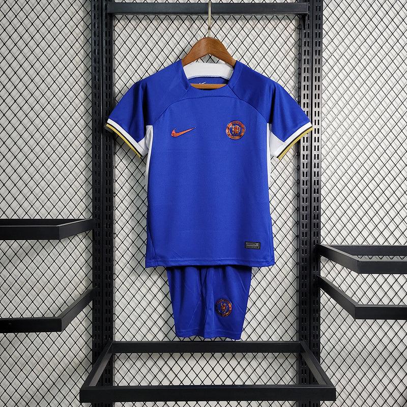 Kit Infantil Chelsea Home 23/24 - Nike - Azul