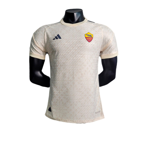 Camisa Roma Home Adidas 2023/24 Torcedor Jogador Masculino Branco