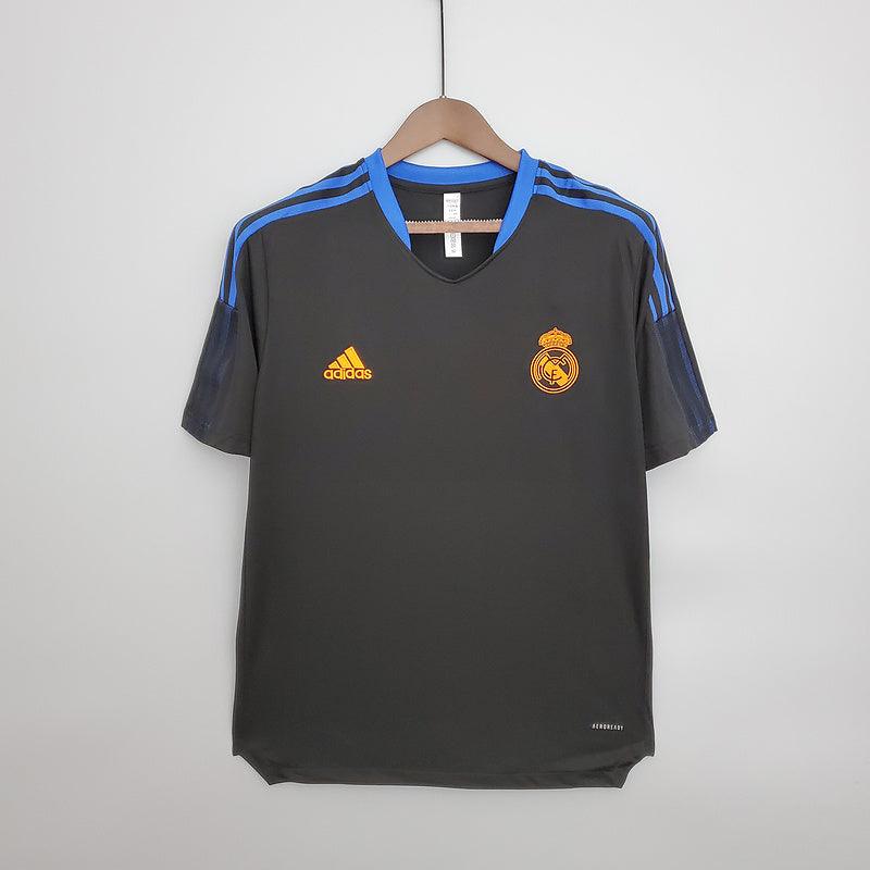 Camisa Real Madrid 2021/22 treino -Adidas - preto e azul