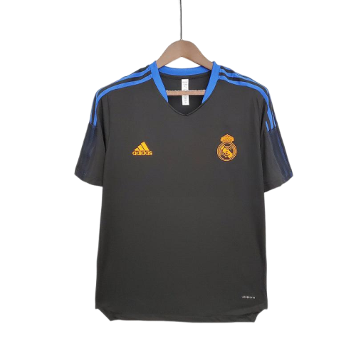 Camisa Real Madrid 2021/22 treino -Adidas - preto e azul