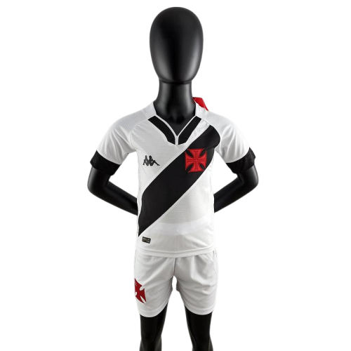 Conjunto Infantil Vasco Away Kappa 2022/23 - Branco