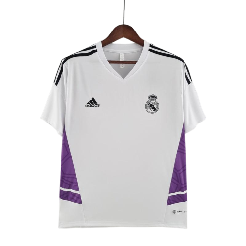 Camisa Real Madrid Treino Adidas Torcedor 2022/23 Masculino Branca