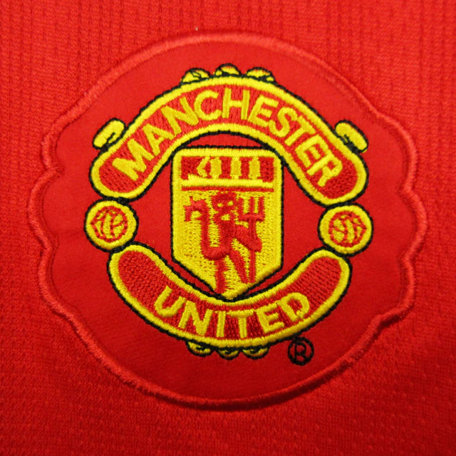 Camisa Retrô Manchester United I Home 2007/08 Masculino Vermelho