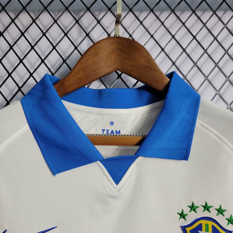 Camisa Nike Brasil II Away Nike Torcedor 2019/20 Feminina Branca