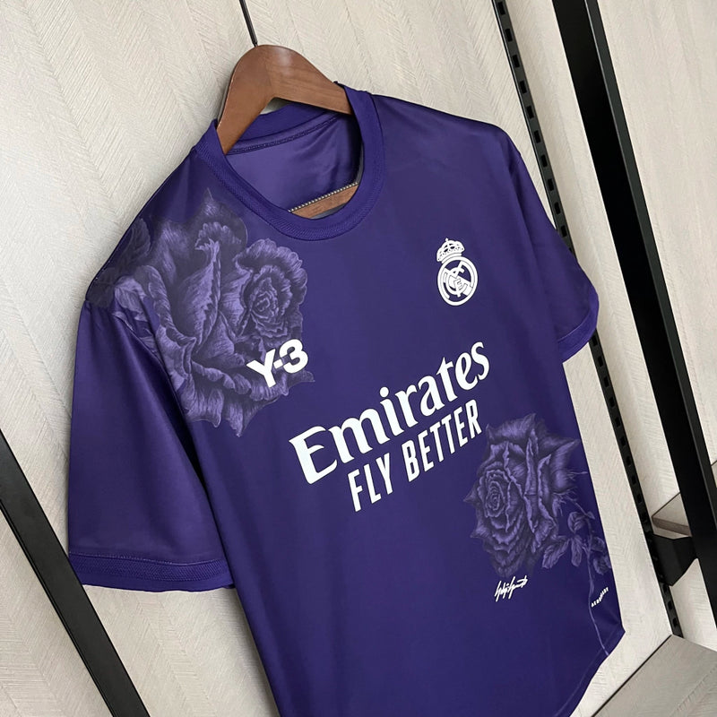 Camisa Real Madrid Y-3 Torcedor 2024/25 Masculino Roxo