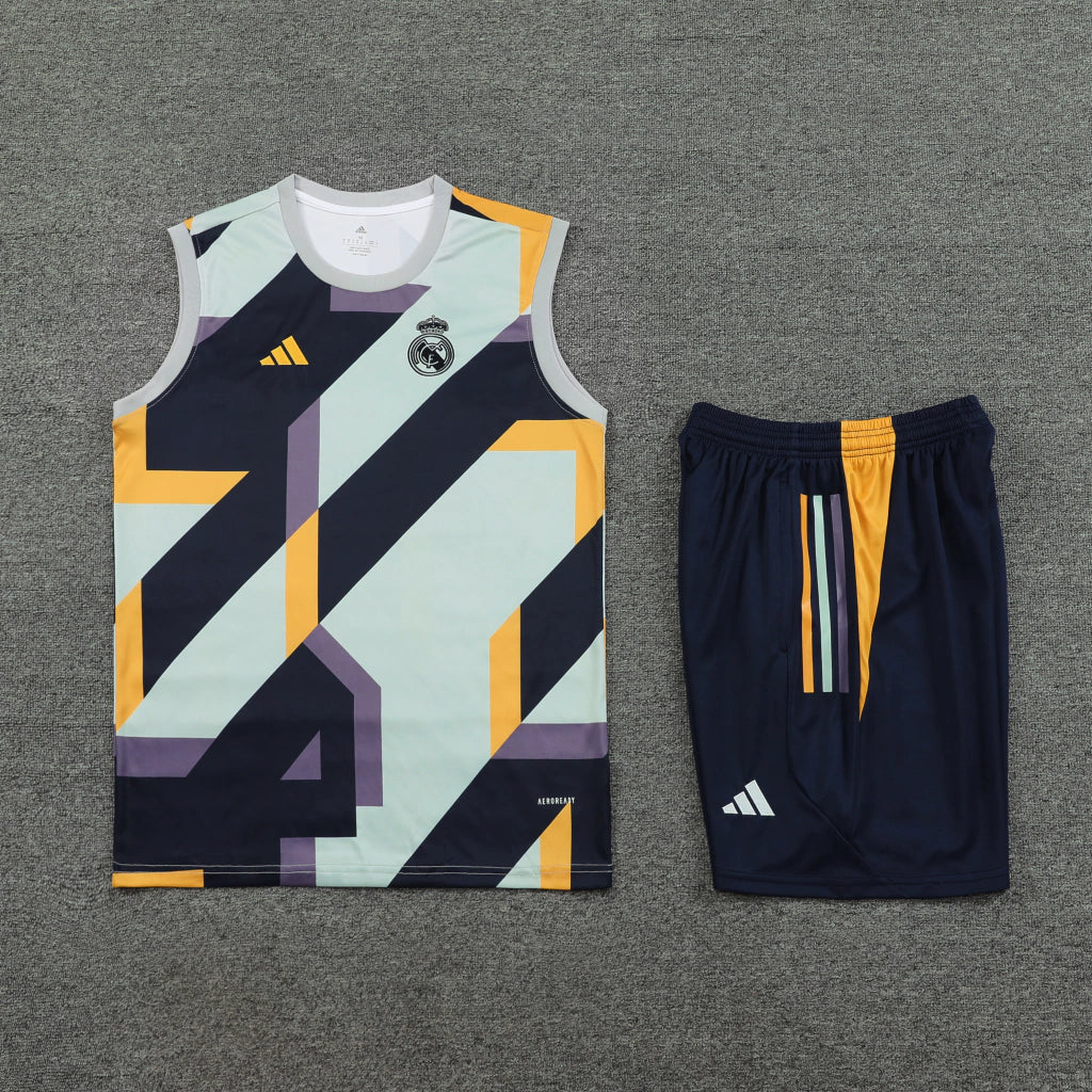 Conjunto Regata Real Madrid Training 2023/24 Adidas - Verde