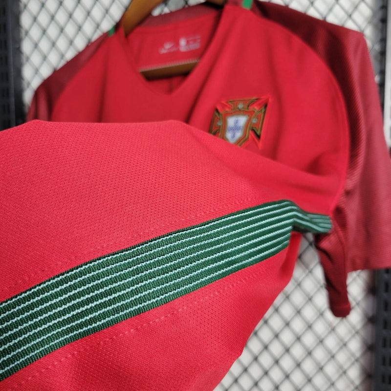 Camisa Retrô Portugal Home Nike 2016/17 Masculino Vermelho