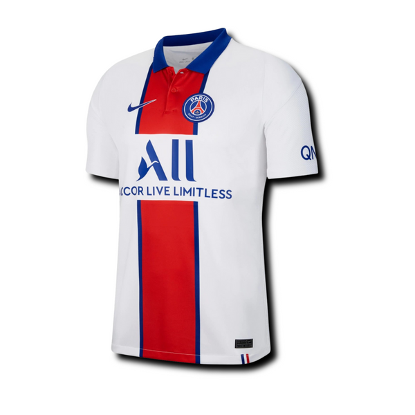 Camisa Retrô Paris Saint Germain Away 20/21 Torcedor Nike Masculina - Branco